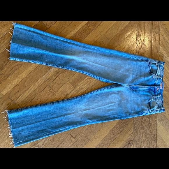 Perfect Summer Denim— MOTHER: The Hustler Ankle Fray Au Revoir NWOT - Picture 7 of 12